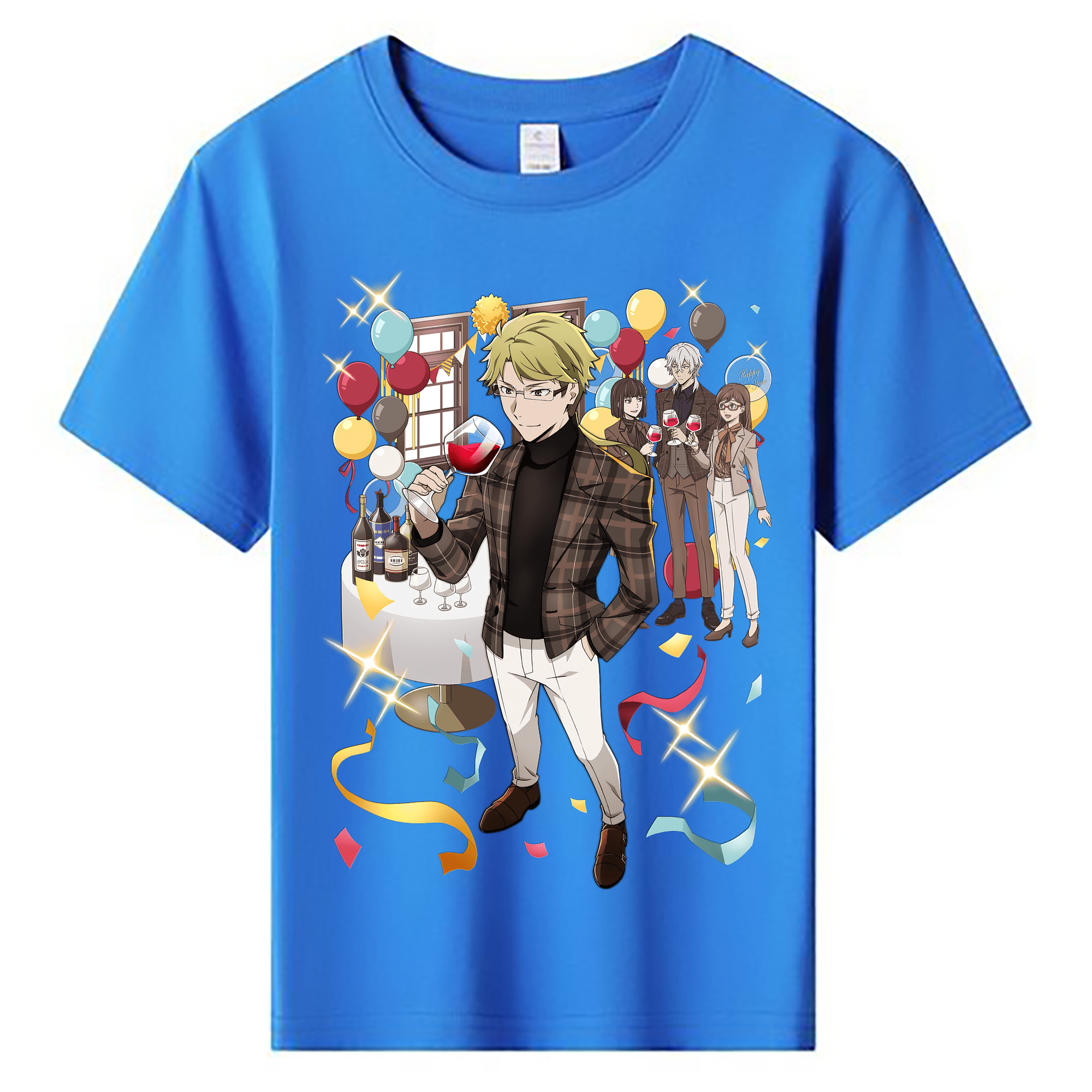 （画像用） 文豪ストレイドッグス Bungo Stray Dogs 綿100％キッズTシャツ（フロントプリント）